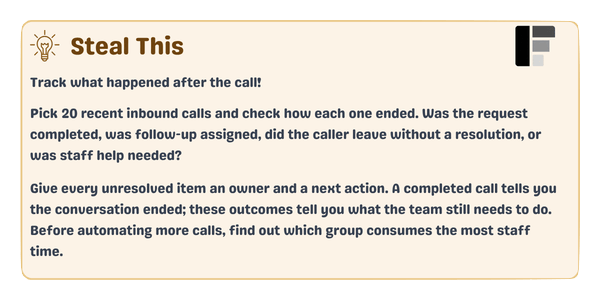 Steal this: Track what happened after the call